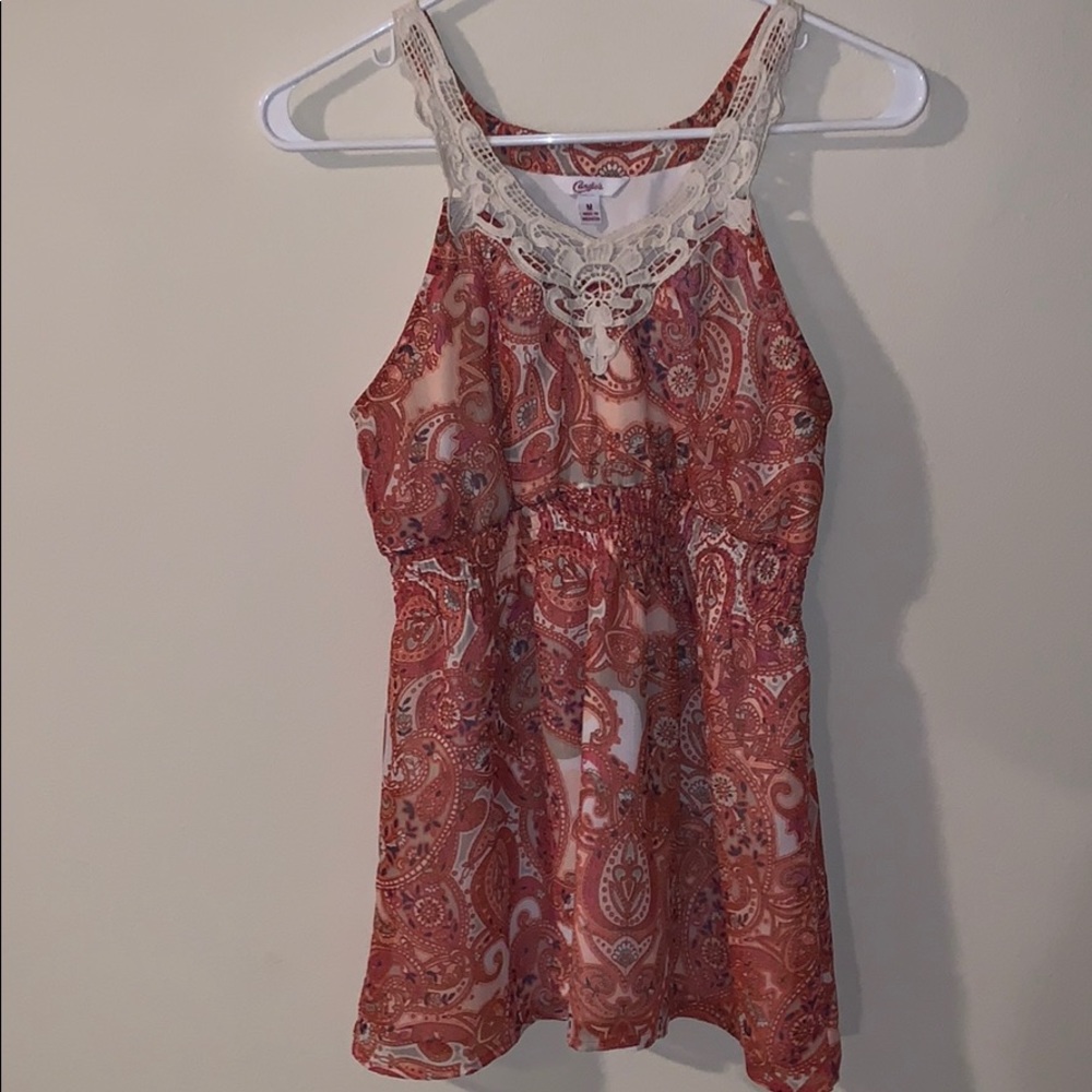 Patterned tank top